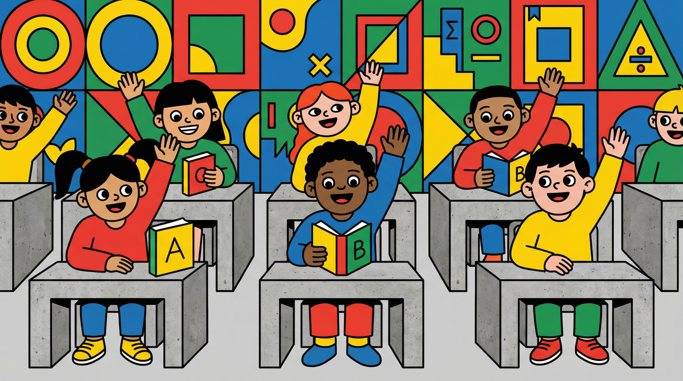 Crianças aprendendo inglês de forma divertida